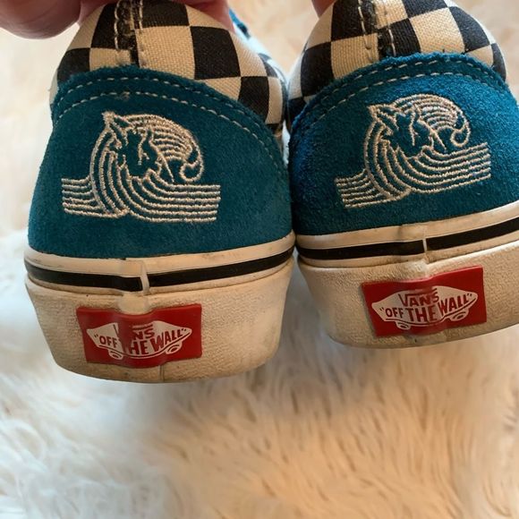 Vans | Shoes | Checker Vans Rare Us Open Surf Blue Suede  Checker Vans Rare US open surf blue suede